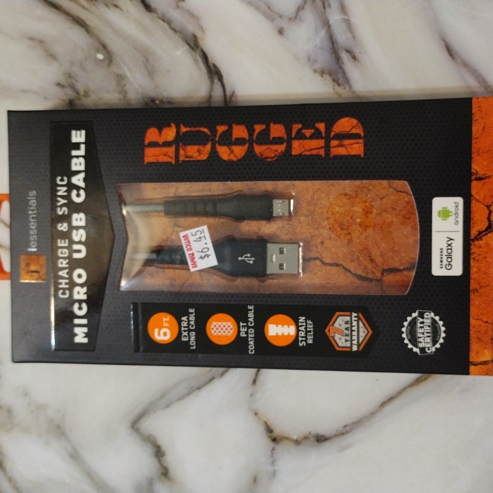 NWT Samsung Galaxy Phone Charger & Sync Micro USB Cable